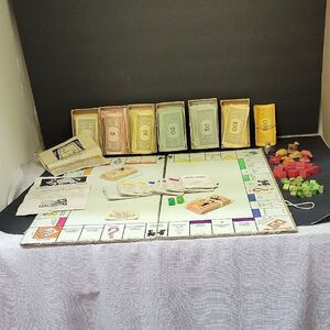 Vintage Parker Brothers 1936 Monopoly editions (1942-1946) wartime alternative